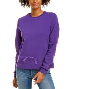 Colmar purple tie waist sweatshirt